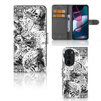 Telefoonhoesje met Naam Motorola Edge 30 Pro Skulls Angel