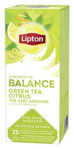 Thee Lipton Balance Groene thee Citrus 25stuks