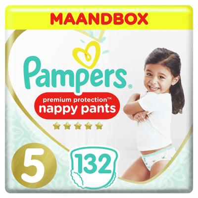 Pampers Premium Protection Pants maandbox maat 5 (12kg-17 kg) - 132 Luierbroekjes