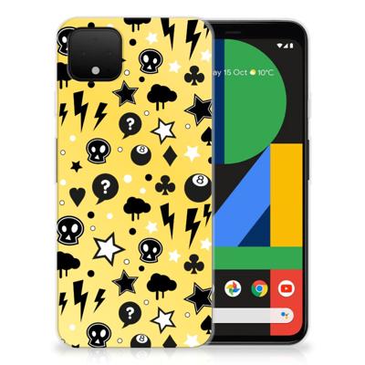 Silicone Back Case Google Pixel 4 XL Punk Geel Silicone Back Case Google Pixel 4 XL Punk Geel