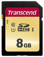 Transcend TS8GSDC500S 8GB | SDHC I, C10, U1 geheugenkaart - 95/20 MB/s
