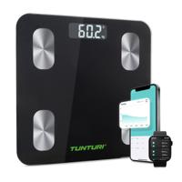 Tunturi Smart Scale | Weegschaal | Bluetooth | incl. lichaamsanalyse & hartslagmeter