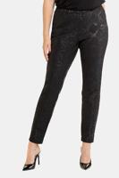Ulla Popken Broek, slangendessin, smal model, jersey - Grote Maten