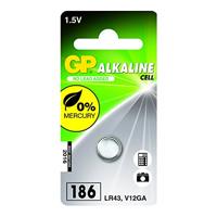 GP Batteries 050186C1 Alkaline knoopcel voor V12GA / L1142 zwart