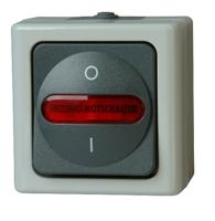 Blue Electric Verwarmingshoofdschakelaar, kleur: grijs