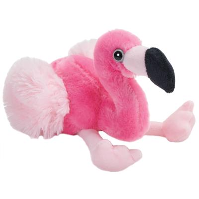 Pluche dieren knuffels Flamingo van 18 cm   -