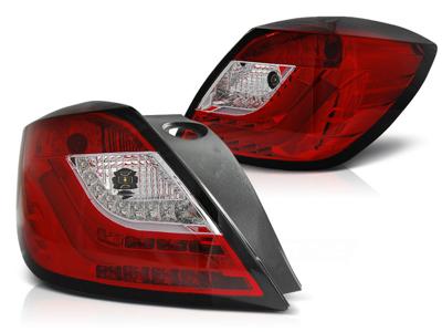 Tuning-Tec Achterlichten OPEL ASTRA H 03 04-09 3D GTC ROOD HELDER LED