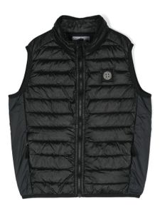 Stone Island Junior gilet à motif Compass - Noir