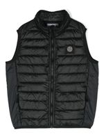 Stone Island Junior gilet à motif Compass - Noir - thumbnail