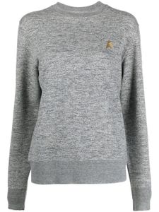 Golden Goose sweat à étoiles imprimées - Gris