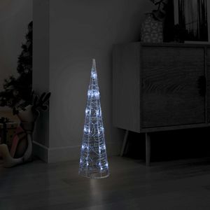 Lichtkegel decoratief LED koudwit 60 cm acryl