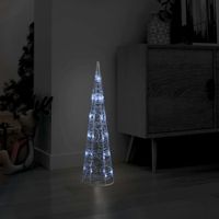 Lichtkegel decoratief LED koudwit 60 cm acryl - thumbnail