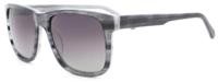 Wave Hawaii zonnebril Acetat wayfarer UV400 hout grijs
