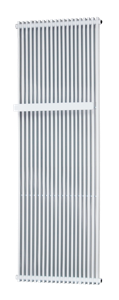 Vipera Corrason enkele badkamerradiator 60 x 180 cm centrale verwarming hoogglans wit zijaansluiting 2.059W