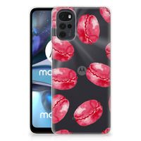 Motorola Moto G22 Siliconen Case Pink Macarons - thumbnail