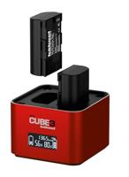 Hähnel - ProCube3 - Voor Canon - DSLR Duo Charger - Sneller opladen - USB Type-C ingang