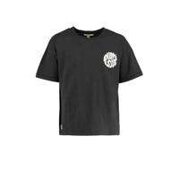 America Today Junior T-shirt Essie met printopdruk zwart