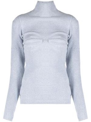 Sinead O'Dwyer Ribgebreide coltrui - Blauw