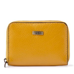 dR Amsterdam Compacte Portemonnee Mint RFID Yellow