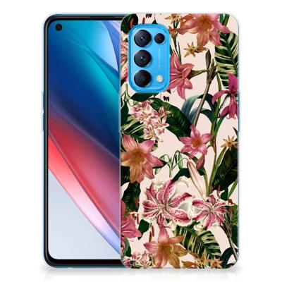 OPPO Find X3 Lite | Reno5 5G TPU Case Flowers