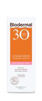 Zonnecreme gezicht gevoelige huid SPF30