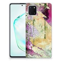 Hoesje maken Samsung Galaxy Note 10 Lite Letter Painting