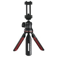 Hama Solid II, 21B tripod Smartphone-/digitale camera 3 poot/poten Zwart, Rood