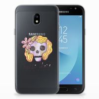 Silicone Back Case Samsung Galaxy J3 2017 Boho Skull - thumbnail