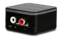 Digital Toslink/SPDIF naar analoge stereo 2xRCA audio converter - audio converter digitaal (Toslink en coaxiaal) naar analoog (Cinch) - digitale analoge converter audioconverter