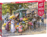 Blumenmarkt Puzzel 1000 Stukjes - thumbnail