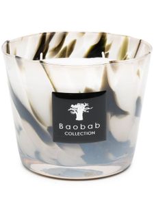 Baobab Collection bougie Pearls à imprimé abstrait - Blanc