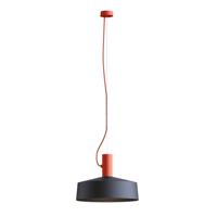 Wever & Ducre - Roomor 1.0 Shade 3.0 Hanglamp Rood / Zwart