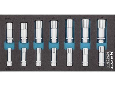 Hazet 163-259/14 Dop (zeskant) Dopsleutelinzetset 14-delig 3/8 (10 mm) Hazet 163-259/14 Dop (zeskant) Dopsleutelinzetset 14-delig 3/8 (10 mm)