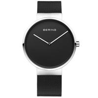 Bering 14539-102 Silver Black Horloge