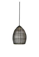 Light & Living Hanglamp Meya 20cm - Zwart - thumbnail