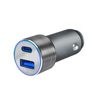 LogiLink PA0252 USB-oplader 36 W Auto Uitgangsstroom (max.) 3000 mA Aantal uitgangen: 2 x USB-C bus (Power Delivery), USB-A USB Power Delivery (USB-PD) - thumbnail