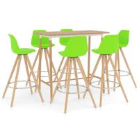vidaXL 7-delige Barset groen