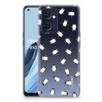 TPU bumper voor OPPO Reno 7 5G | Find X5 Lite Pinguïn - thumbnail