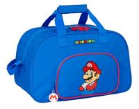Super Mario Play Sporttas, rugzak, ideaal voor kinderen van verschillende leeftijden, comfortabel en veelzijdig, kwaliteit en duurzaamheid, 40 x 23 x 24 cm, blauw/rood, Blauw/Rood, Standaard, casual