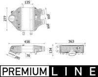 Intercooler, inlaatluchtkoeler CI618000P - thumbnail