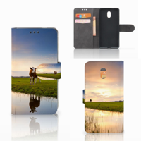 Nokia 3 Telefoonhoesje met Pasjes Koe