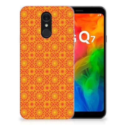 LG Q7 TPU bumper Batik Oranje LG Q7 TPU bumper Batik Oranje