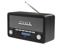 Denver DAB Radio - Retro Radio - Bluetooth - DAB+/ FM - Dimbaar - Batterijen - Netstroom - DAB18DG - thumbnail