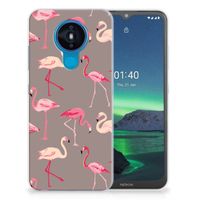 Nokia 1.4 TPU Hoesje Flamingo - thumbnail