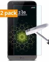 Sterke Tempered Gehard Glazen Glass Screenprotector LG G5 (2 pack)