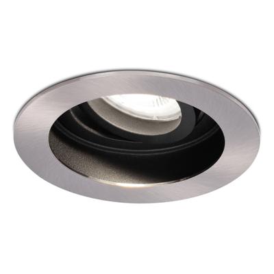 Mesa LED inbouwspot - GU10 5 Watt 400 lumen - 6400K Daglicht wit - Dimbaar - verzonken - Rond - Kantelbaar - IP20 Voor binnen - RVS Mesa LED inbouwspot - GU10 5 Watt 400 lumen - 6400K Daglicht wit - Dimbaar - verzonken - Rond - Kantelbaar - IP20 Voor binnen - RVS