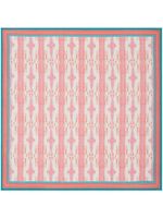 Lisa Corti nappe Flame Design en coton (180 cm x 180 cm) - Rose