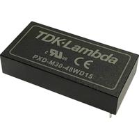 TDK PXD-M30-24WS05 DC/DC-converter 24 V/DC 5 V/DC 6.0 A 30 W Aantal uitgangen: 1 x Inhoud 1 stuk(s)