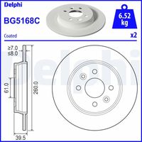 Remschijf BG5168C - thumbnail