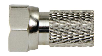 Geen Merk F4331114 F-connector 2.5 Mm Male Zilver/zilver Geen Merk F4331114 F-connector 2.5 Mm Male Zilver/zilver